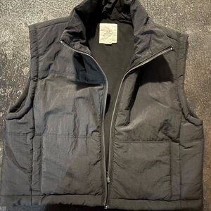 Thread & Supply Black Quilted Vest